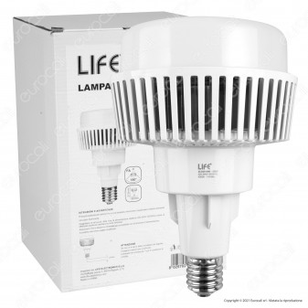 Life Lampadina LED E40 SMD 55W Tubolare T145 High Power - mod. 39.923105N