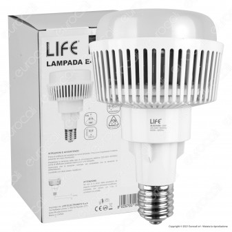 Life Lampadina LED E40 SMD 105W Tubolare T190 High Power - mod. 39.923110N