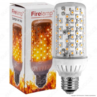 Firelamp Lampadina LED E27 4W 99 LED Copertura Trasparente