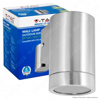 V-Tac VT-7641 Portalampada Wall Light da Muro per Lampadine GU10 - SKU 7506