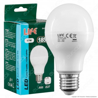 Life Lampadina LED E27 17W Bulb A65