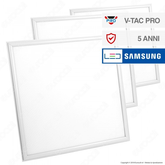 V-Tac VT-645 6 Pannelli LED Chip Samsung 60x60 45W SMD con Driver - SKU 632 / 633 / 634