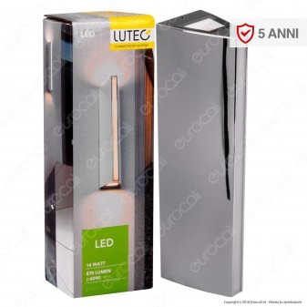 Lutec Leo Lampada LED Wall Light con Fissaggio a Muro 14W - mod. 5192701118