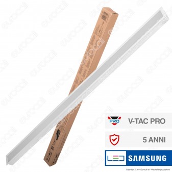 V-Tac PRO VT-7-41 Lampada LED a Incasso Linear Light 40W Chip Samsung White Body - SKU 381 / 604