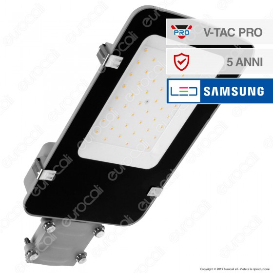 V-Tac PRO VT-30ST Lampada Stradale LED 30W Lampione SMD Chip Samsung - SKU 525