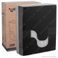 Celtex Megamini Black Dispenser di Asciugamani Interfogliati da Muro - Colore Nero