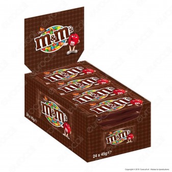 M&M's Confetti con Morbido Cioccolato - Box con 24 Bustine da 45g