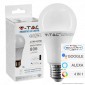 V-Tac Smart VT-5119 Lampadina LED Wi-Fi E27 10W Bulb A60 RGB+W 4in1 Dimmerabile - SKU 2751