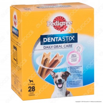 Pedigree Dentastix Small per l'igiene orale del cane - Confezione da 28 Stick