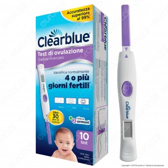 [EBAY] Clearblue Test di Ovulazione Digitale Avanzato - Confezione con 10 Test