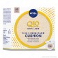 Nivea Q10 Plus Anti-Age 3 in 1 Skin Care Cushion Scuro Fondotinta Idratante - Cofanetto da 15g