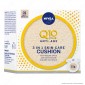 Nivea Q10 Plus Anti-Age 3 in 1 Skin Care Cushion Chiaro Fondotinta Idratante - Cofanetto da 15g