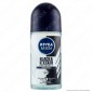 Nivea Men Deodorante Black &amp; White Invisible Applicatore Roll-On Senza Alcool - Flacone da 50ml