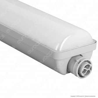 Wiva Tubo LED Plafoniera 38W mod. Niagara Lampadina 120cm Impermeabile - mod. 51200035 / 51200036 