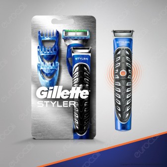 Gillette Styler Set Regalo Con Styler E Gel Da Barba Fusion5 Sensitive
