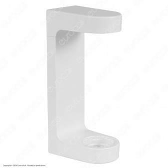 Dispenser Supporto da Parete Colore Bianco per Flacone Ricarica Gel Igienizzante Mani da 300ml