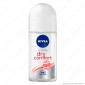 Nivea Dry Comfort Deodorante Anti-Traspirante Roll-On - Flacone da 50ml
