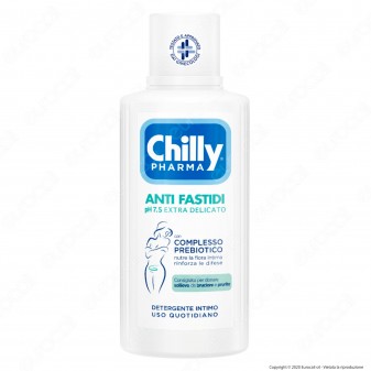 Chilly Pharma Detergente Intimo Anti Fastidi ph 7.5 Extra Delicato - Flacone da 450ml