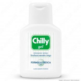 Chilly Detergente Intimo Delicato Formula Fresca Gel Mignon - Flacone da 50ml
