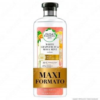 Herbal Essence Shampoo Capelli Pompelmo Bianco e Menta Mosa - Flacone da 400ml