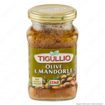 Tigullio Star Pesto Speciale Olive e Mandorle - Vasetto da 190g