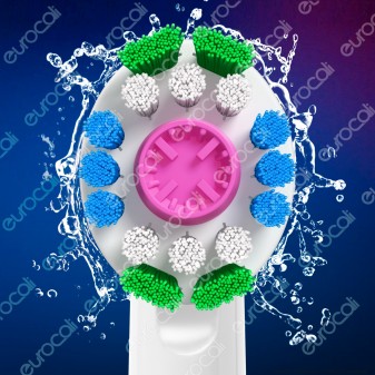 Oral-B 3D WHhite Testine di Ricambio per Spazzolino Elettrico - Confezione da 8 Testine