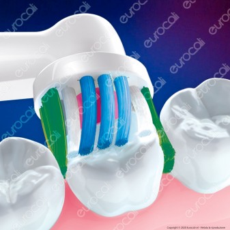 Oral-B 3D WHhite Testine di Ricambio per Spazzolino Elettrico - Confezione da 8 Testine