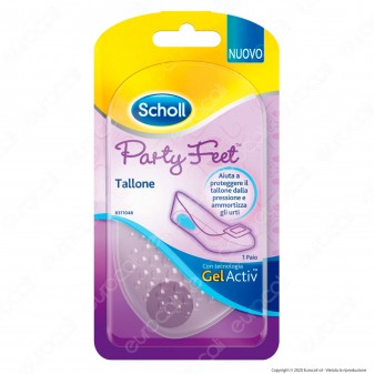 Scholl Solette Party Feet Tallone Gel Activ Donna Invisibili 