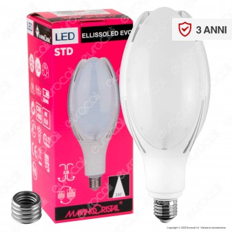 Marino Cristal Lampadina ELLISSO LED Bulb Hi-Power E27 / E40 30W - mod. 21643 / 21644 / 21645