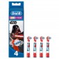 Oral-B Stages Power Testine di Ricambio Star Wars per Spazzolino Elettrico per Bambini - Confezione da 4 testine