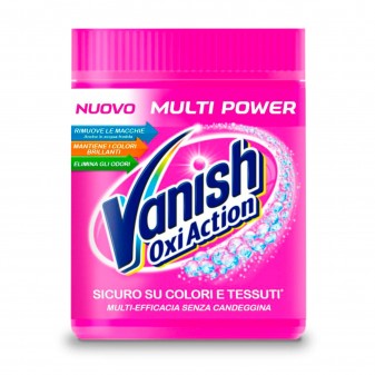 Vanish Oxi Action Pink in Polvere per Tessuti Colorati - Confezione da 500g