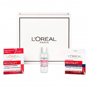 L'Oréal Paris Revitalift Kit Viso Giorgno e Notte Anti-Rughe Rassodante Idratante con Pro-Retinolo