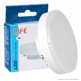 Life Lampadina LED GX53 9W Bulb Disc - mod. 39.950091N / 39.950091F