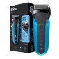Braun Series 3 310s Wet&amp;Dry Rasoio Elettrico da Barba Uomo Ricaricabile Blu   