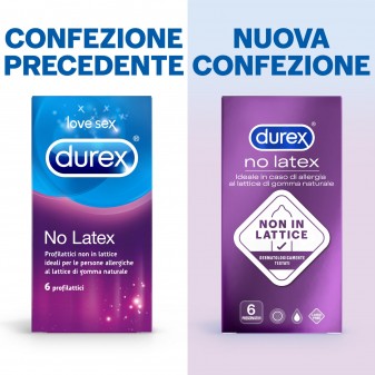 Preservativi Durex No Latex - Scatola 6 pezzi