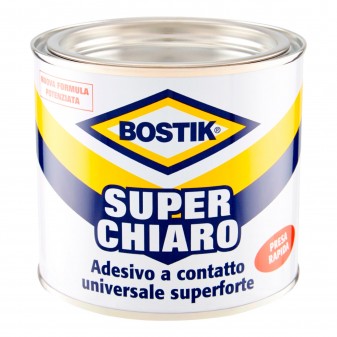 Bostik Superchiaro Adesivo Universale Liquido a Contatto Extra Forte - Barattolo da 400ml