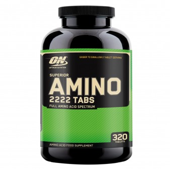 Optimum Nutrition Superior Amino 2222 Tabs Aminoacidi Essenziali e Ramificati - Barattolo da 320 Capsule