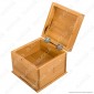 Storage Box Small Scatola Portatutto con Doppio Fondo in Bamboo