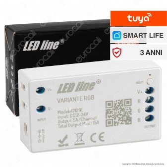 LED Line Modulo Controller Variante Wi-Fi per Strisce LED 12V e 24V RGB - mod.  471291