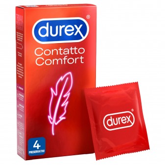 Preservativi Durex Contatto Comfort - Scatola 4 pezzi