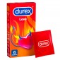 Preservativi Durex Love con Forma Easy-On - Confezione da 6 Profilattici