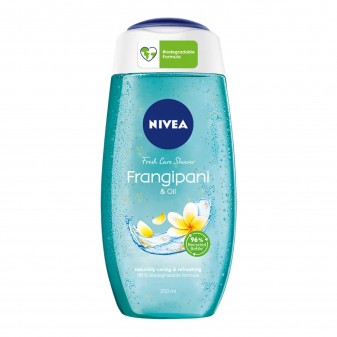 Nivea Doccia Gel Frangipani & Oil Detergente Idratante Rinfrescante - Flacone da 250 ml