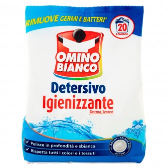 Omino Bianco Detersivo in Polvere Igienizzante - Confezione da 1,1 Kg 