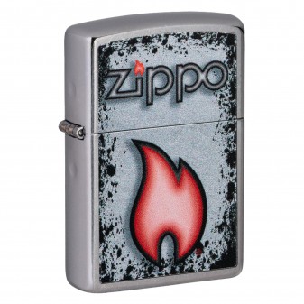 Accendino Zippo Mod. 49576 Zippo Flame - Ricaricabile Antivento