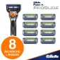 Gillette Fusion ProGlide Rasoio Uomo Con Tecnologia FlexBall con 8 Ricariche