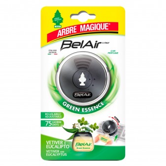 Arbre Magique BelAir Green Essence Profumatore per Auto Fragranza Vetiver ed Eucalipto