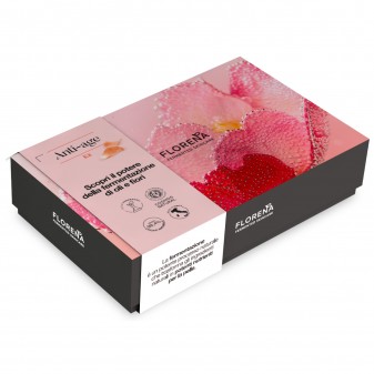 Florena Fermented Skincare Kit Viso Anti-Age con Crema Attiva Balsamo Labbra e Maschera Rassodante - Confezione da 3 Prodotti