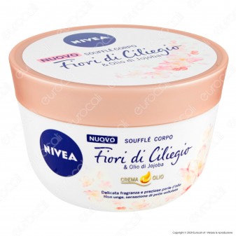 Nivea Soufflé Corpo Crema Idratante al Ciliegio - Confezione da 200ml