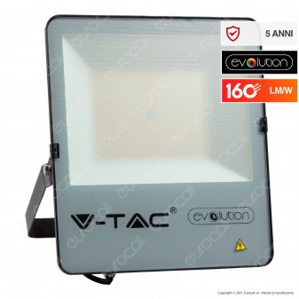 V-Tac Evolution VT-49151 Faro LED SMD 1050W High Lumens IP65 da Esterno Colore Nero - SKU 6704